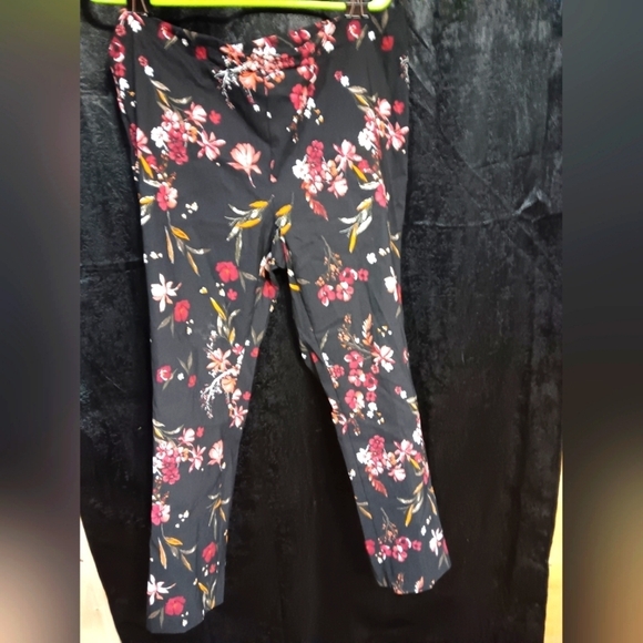 Jules & Leopold Pants - Jules&Leopold XL floral black dress pants